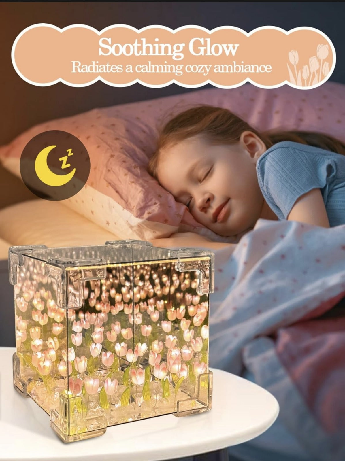 Lampara De Tulipanes Cubo Infinito